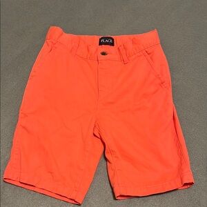Place Orange Flat Front Shorts